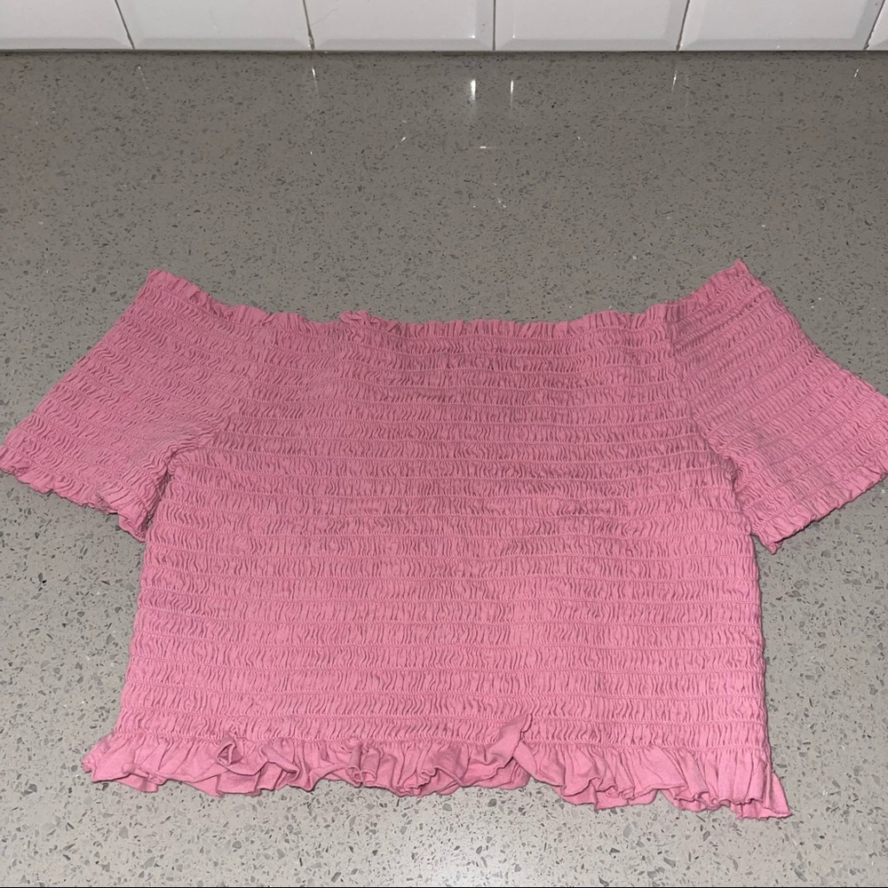 off the shoulder shirt